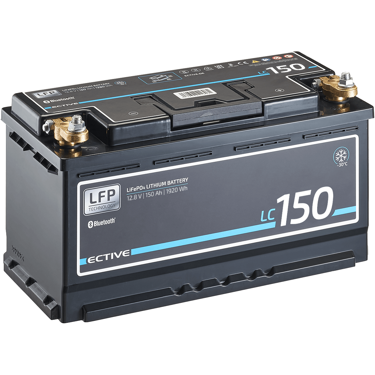 ECTIVE LC 150 LT 12V LiFePO4 Versorgungsbatterie 150 Ah