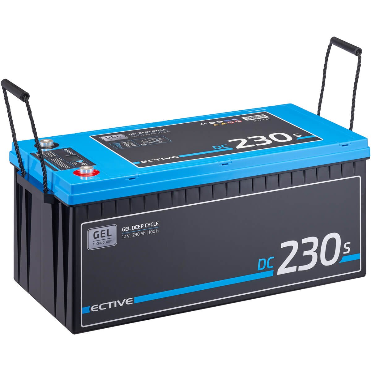 ECTIVE DC 230S GEL Deep Cycle mit LCD-Anzeige 230Ah