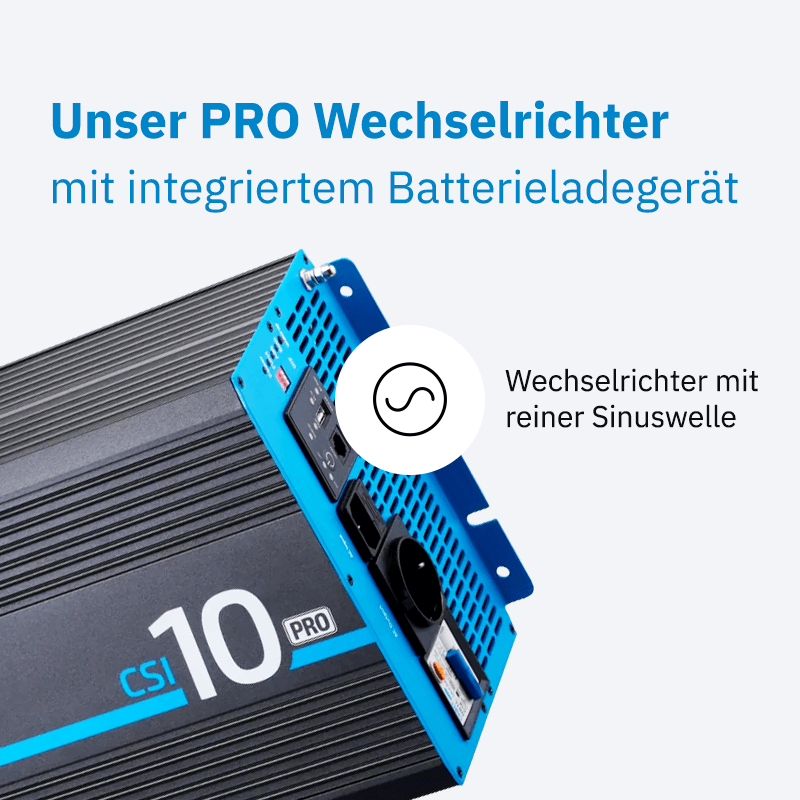 ECTIVE CSI 10 1000W/12V PRO Sinus-Wechselrichter