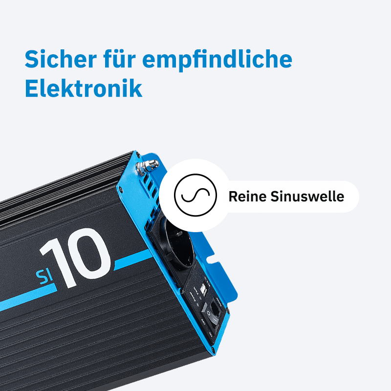 ECTIVE SI 10 1000W/12V Sinus-Wechselrichter mit reiner Sinuswelle