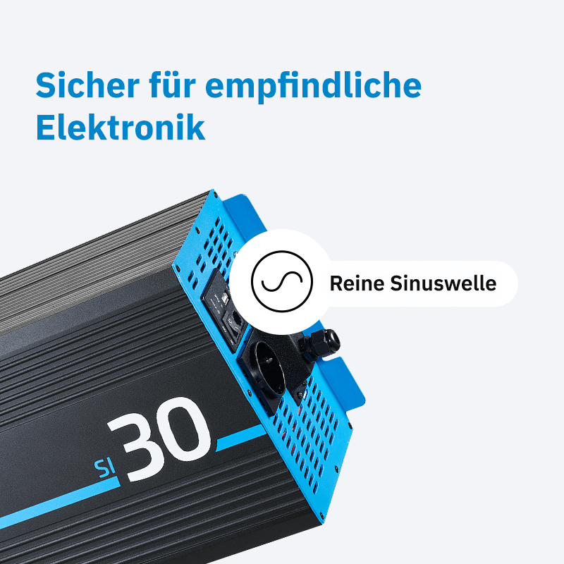 ECTIVE SI 30 3000W/12V Sinus-Wechselrichter mit reiner Sinuswelle