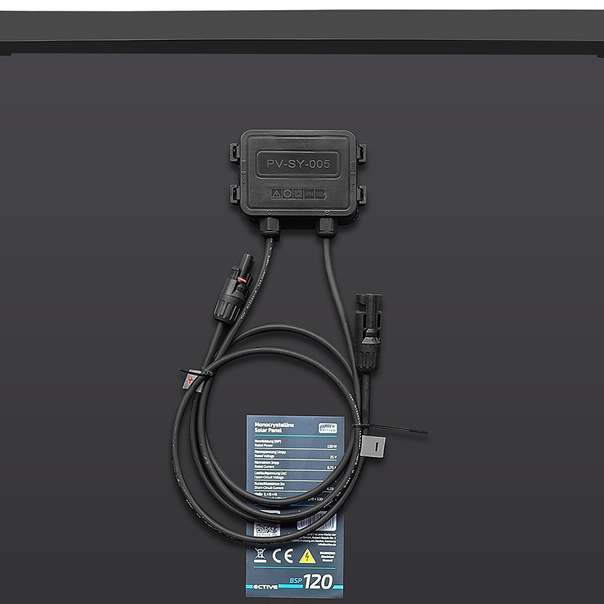 ECTIVE BSP 120 Black Monokristallin Solarmodul 120W