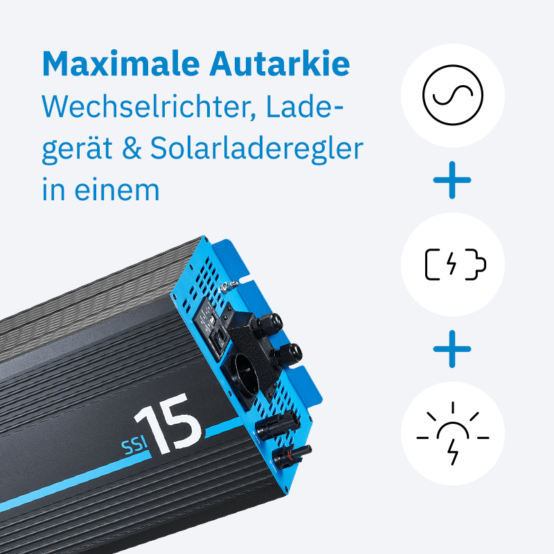 ECTIVE SSI 15 1500W/24V Sinus-Wechselrichter