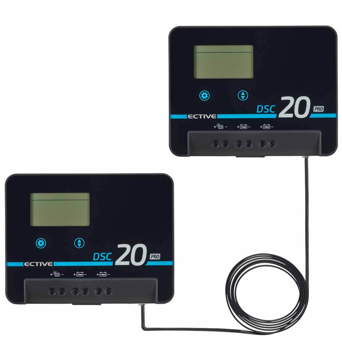 ECTIVE DSC 20 PRO Dual Solar-Laderegler für Versorgungsbaterie und Starterbatterien