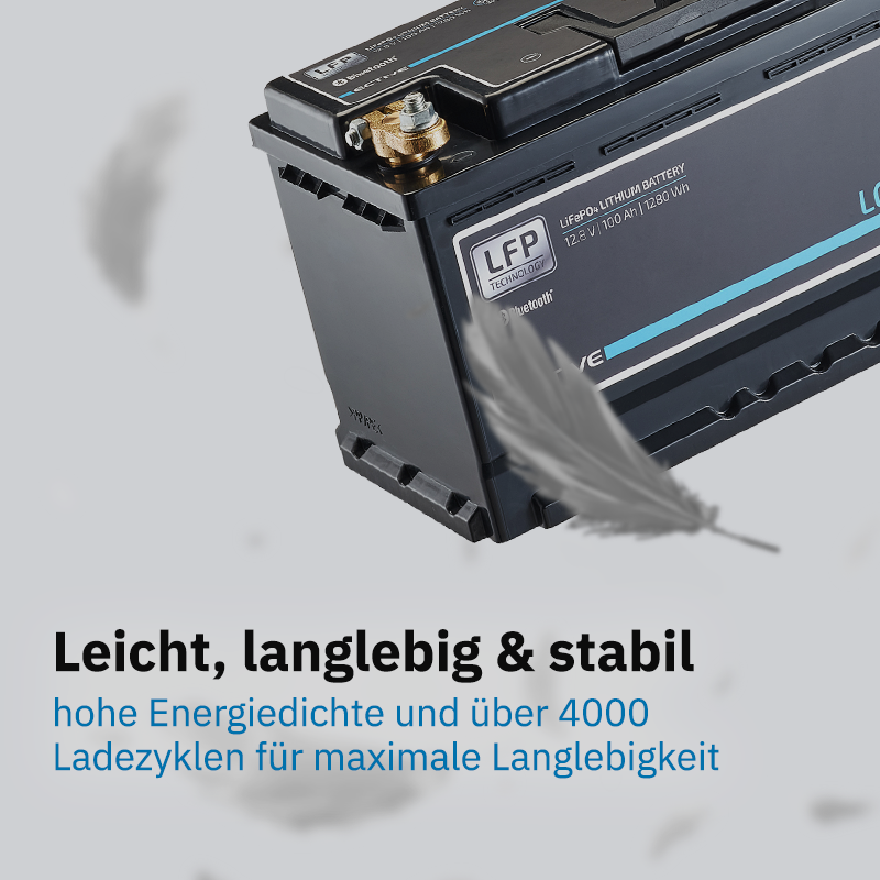 ECTIVE LC 150 LT 12V LiFePO4 Versorgungsbatterie 150 Ah
