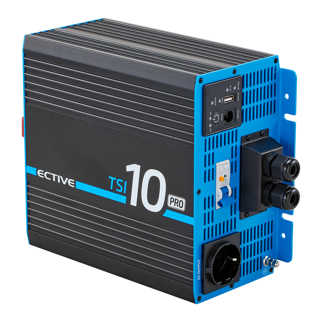 ECTIVE TSI 10 1000W/12V PRO Sinus-Wechselrichter Gen. 2