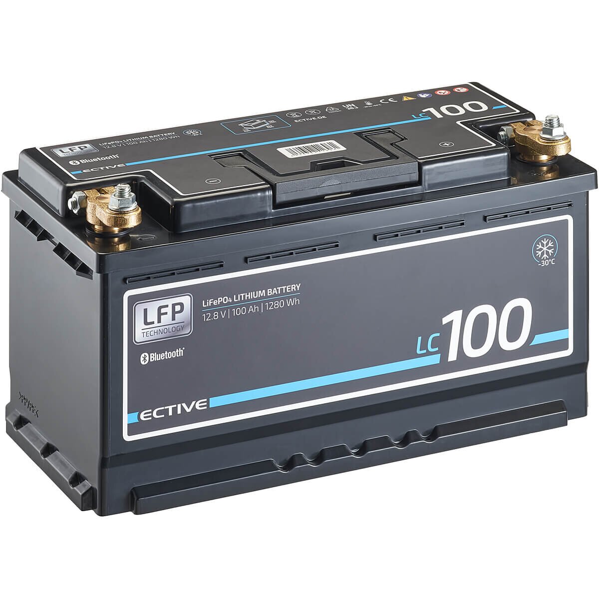 ECTIVE LC 100 LT 12V LiFePO4 Versorgungsbatterie 100 Ah