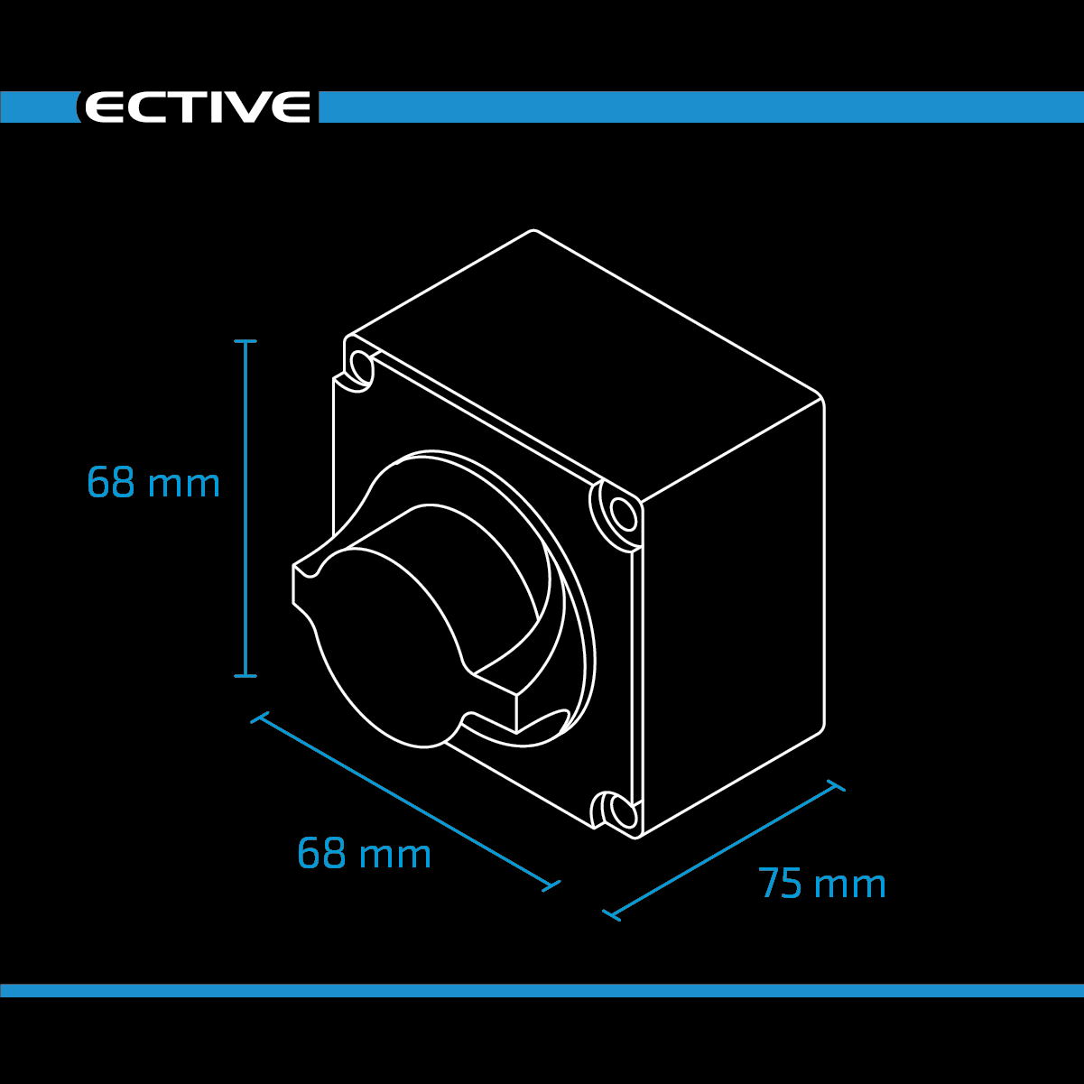 ECTIVE Batterietrennschalter 300A 12-48V