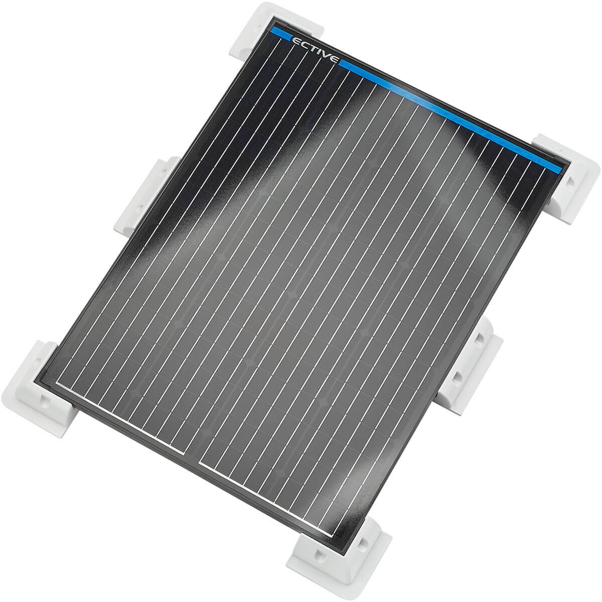 ECTIVE 7-teiliges kurzes Befestigungs-Komplettset für Solarinstallation (weiß)