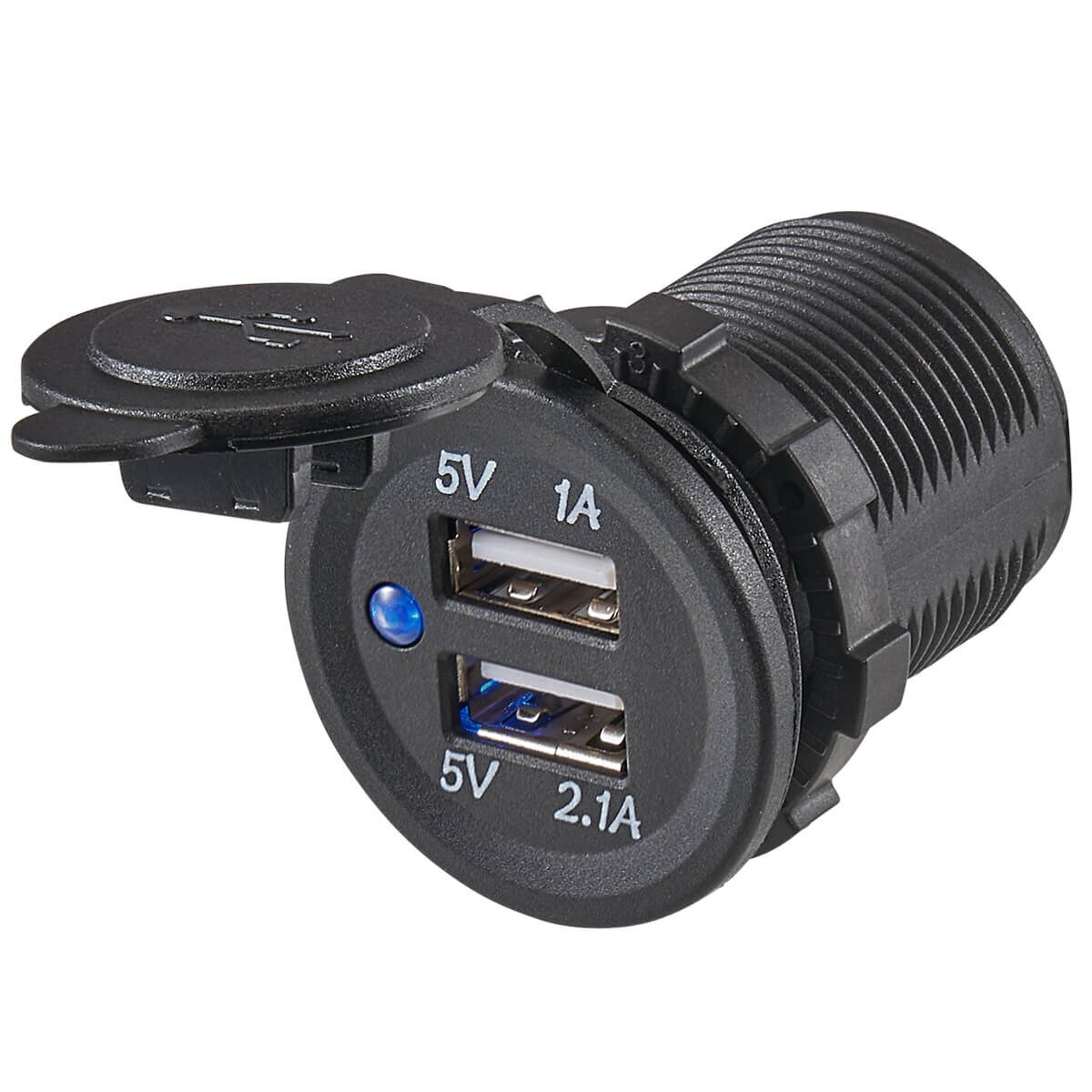 ECTIVE Dual USB-Einbaubuchse 5V 1/2,1A