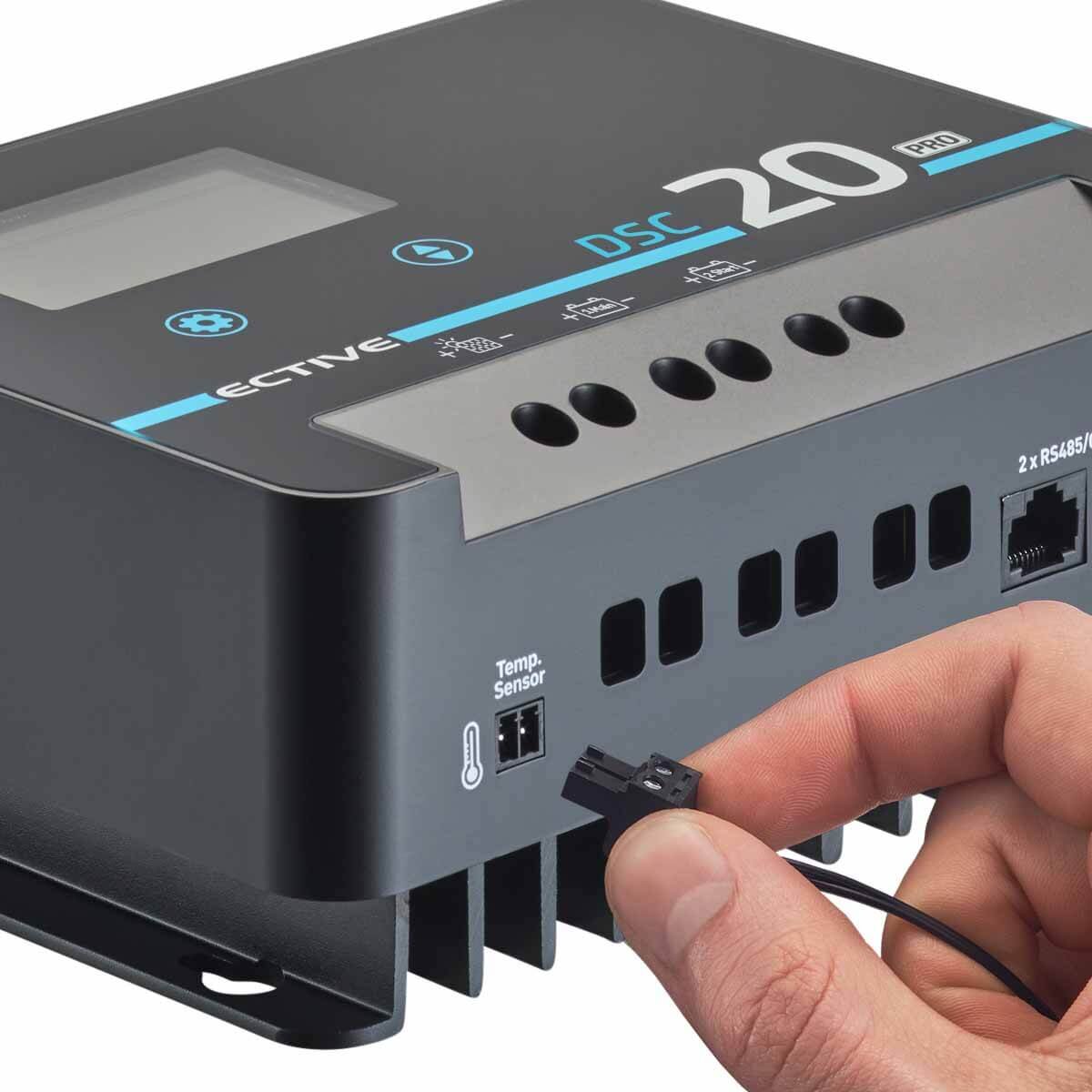 ECTIVE DSC 20 PRO Dual Solar-Laderegler für Versorgungsbaterie und Starterbatterien
