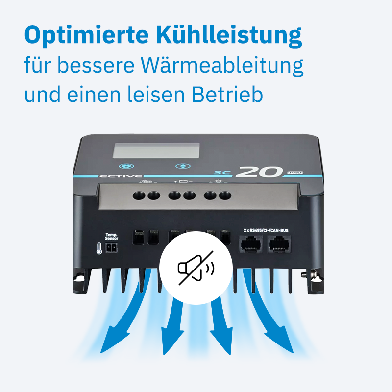ECTIVE SC 30 PRO MPPT Solarladeregler inkl. App 30 A