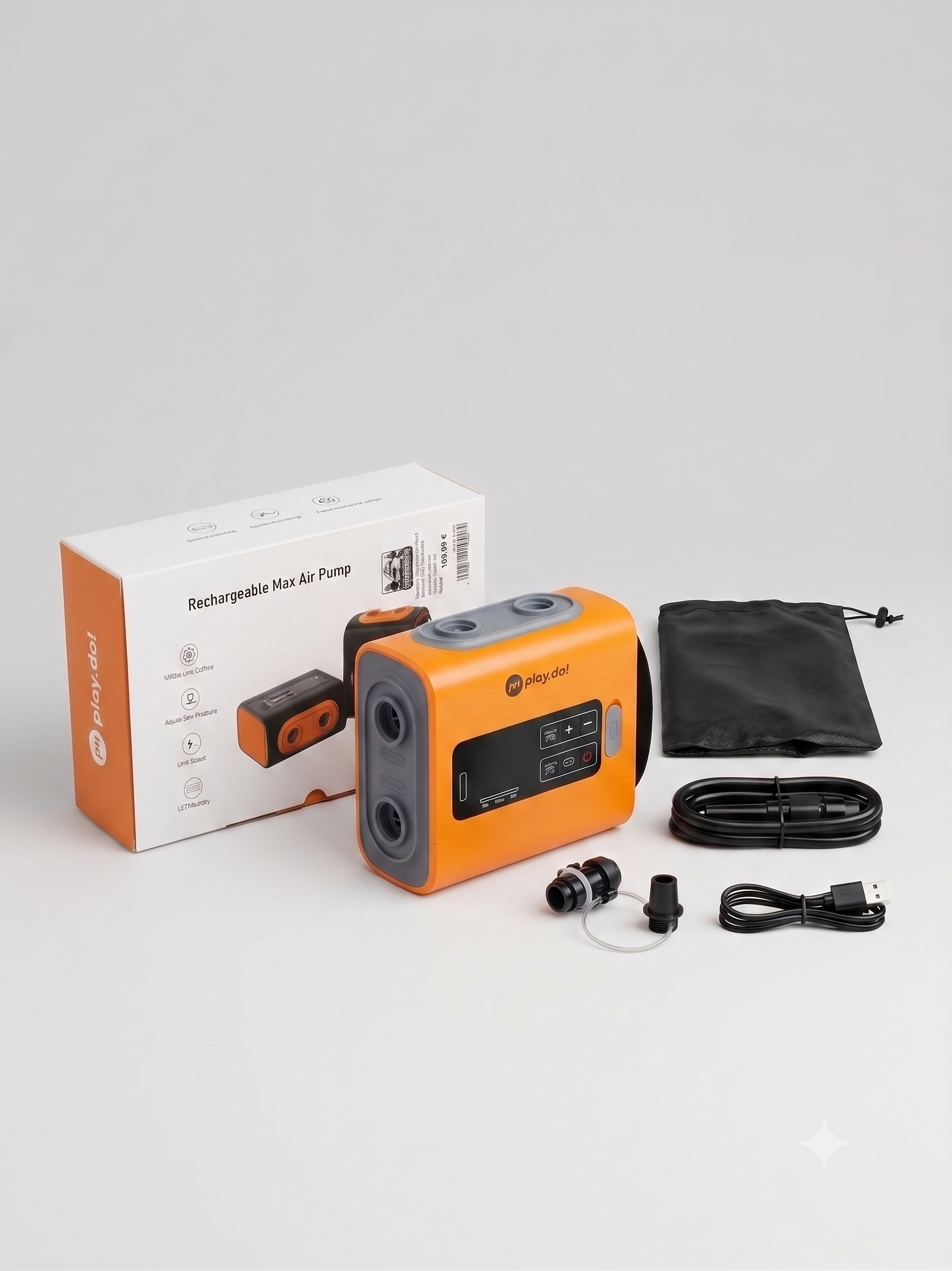 Elektrische SUP Pumpe mit Lithium Akku
