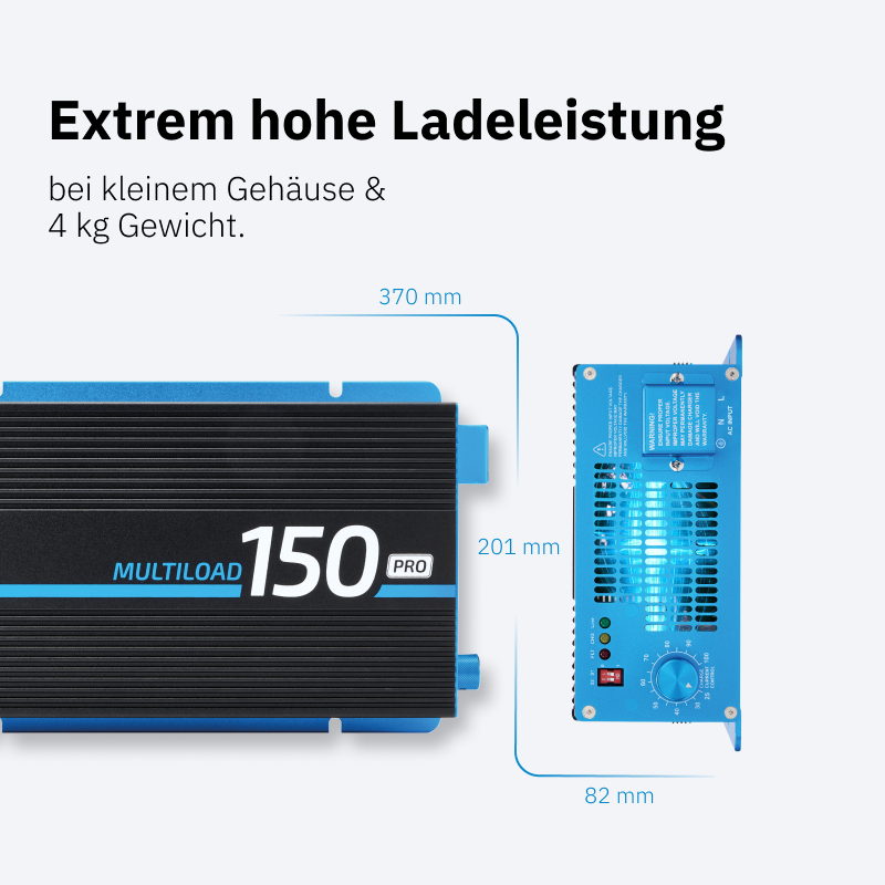 ECTIVE Multiload 150 PRO 150A/12V und 75A/24V Batterieladegerät Gen. 3
