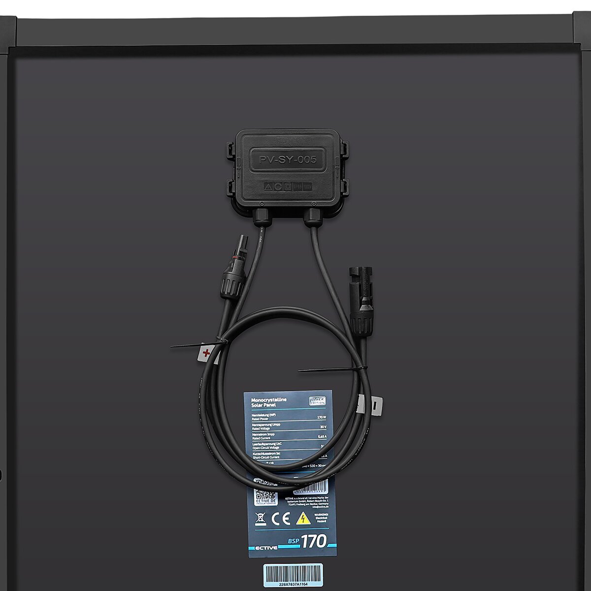 ECTIVE BSP 170 Black Monokristallin Solarmodul 170W