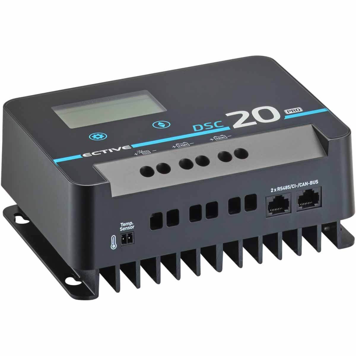 ECTIVE DSC 20 PRO Dual Solar-Laderegler für Versorgungsbaterie und Starterbatterien