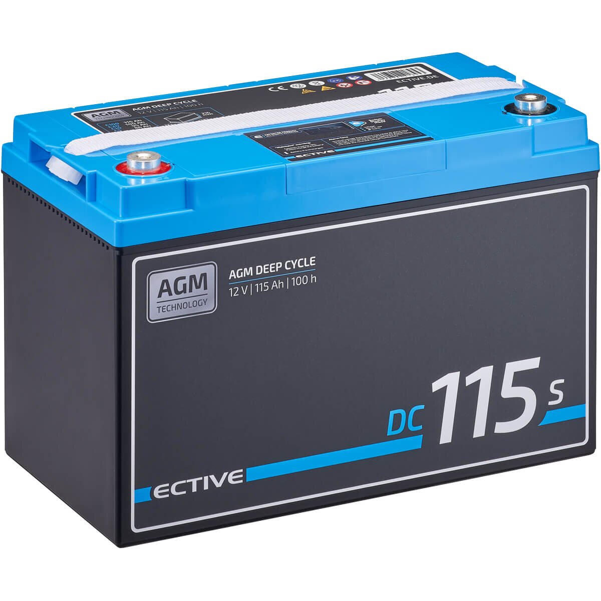 ECTIVE DC 115S AGM Deep Cycle mit LCD-Anzeige115Ah