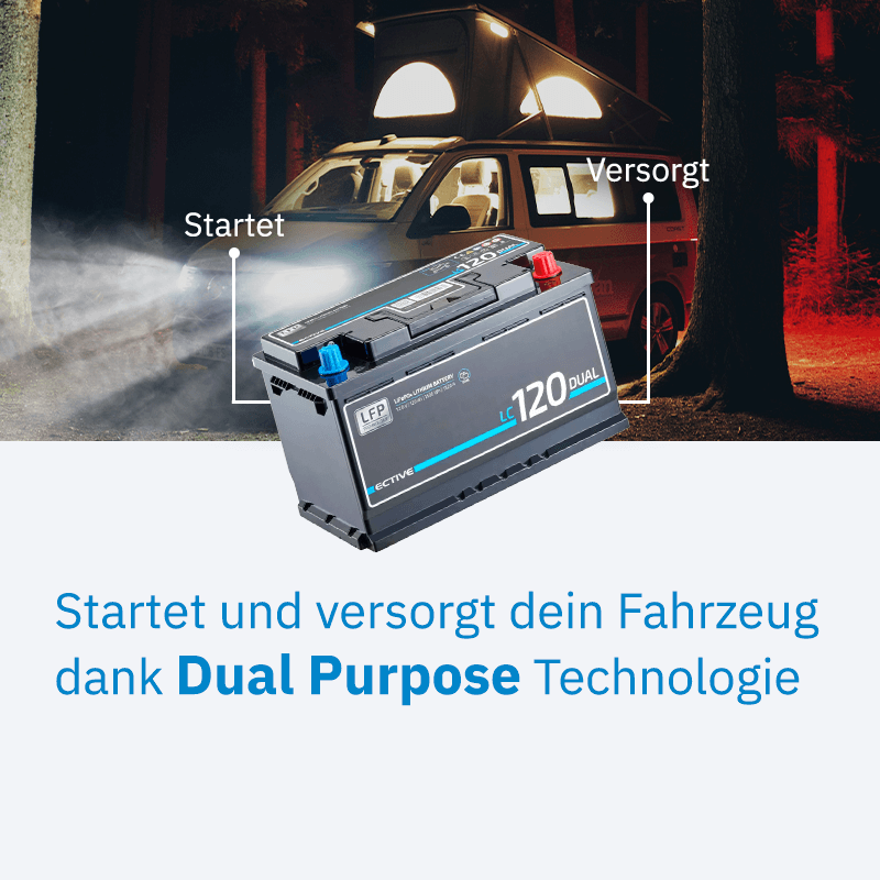 ECTIVE LC 120 Dual Versorgungsbatterie 120Ah 12V 1536Wh 1320A
