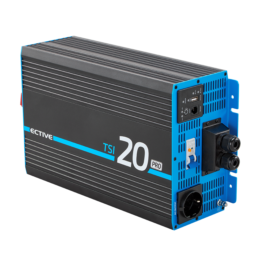 ECTIVE TSI 20 2000W/12V PRO Sinus-Wechselrichter Gen. 2