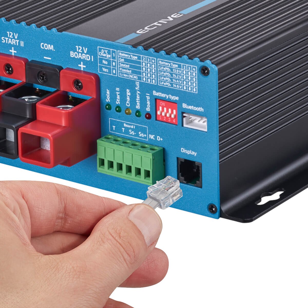 ECTIVE SBB 30 12V auf 12V Solar-Ladebooster mit Solarladeregler 30A