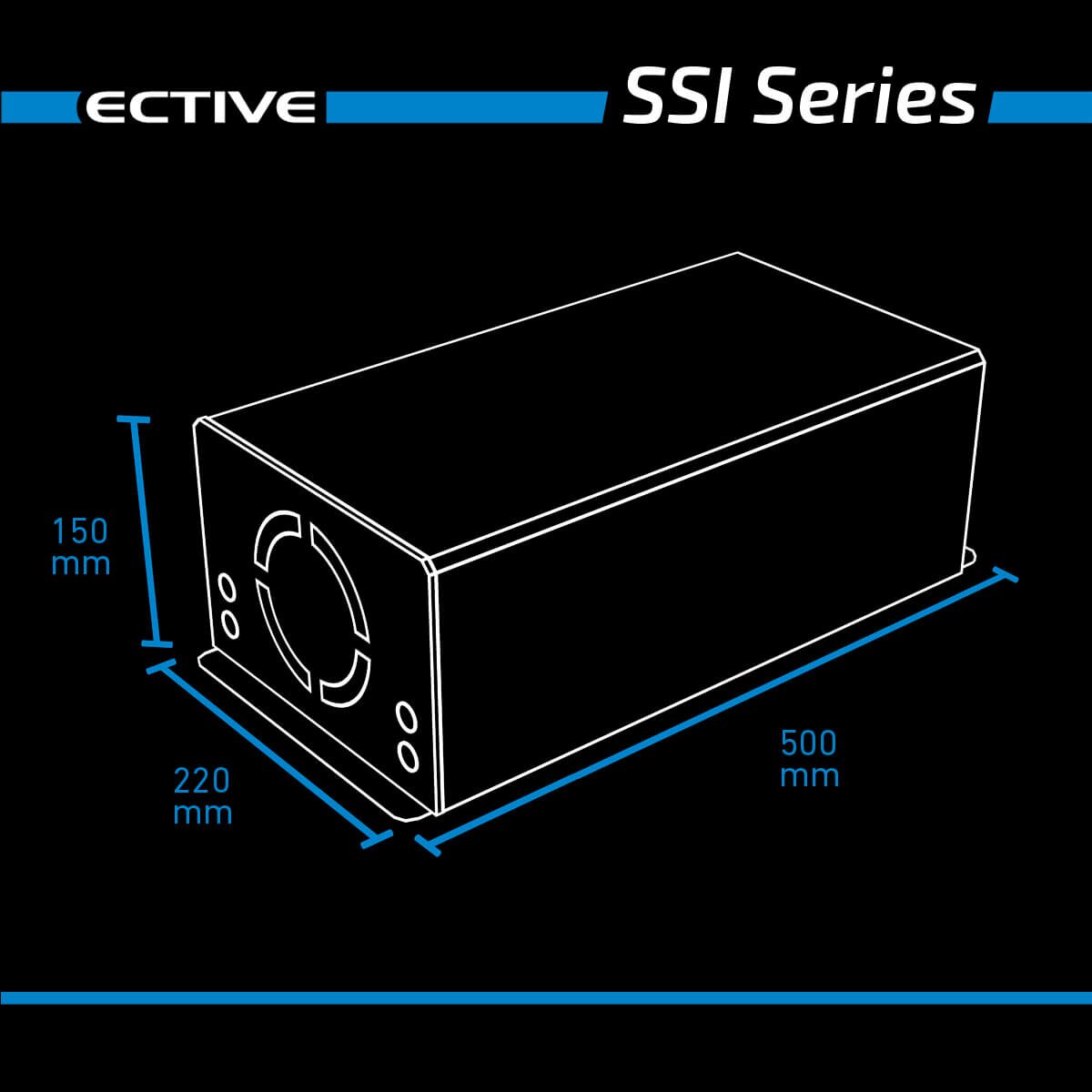 ECTIVE SSI 30 3000W/24V Sinus-Wechselrichter