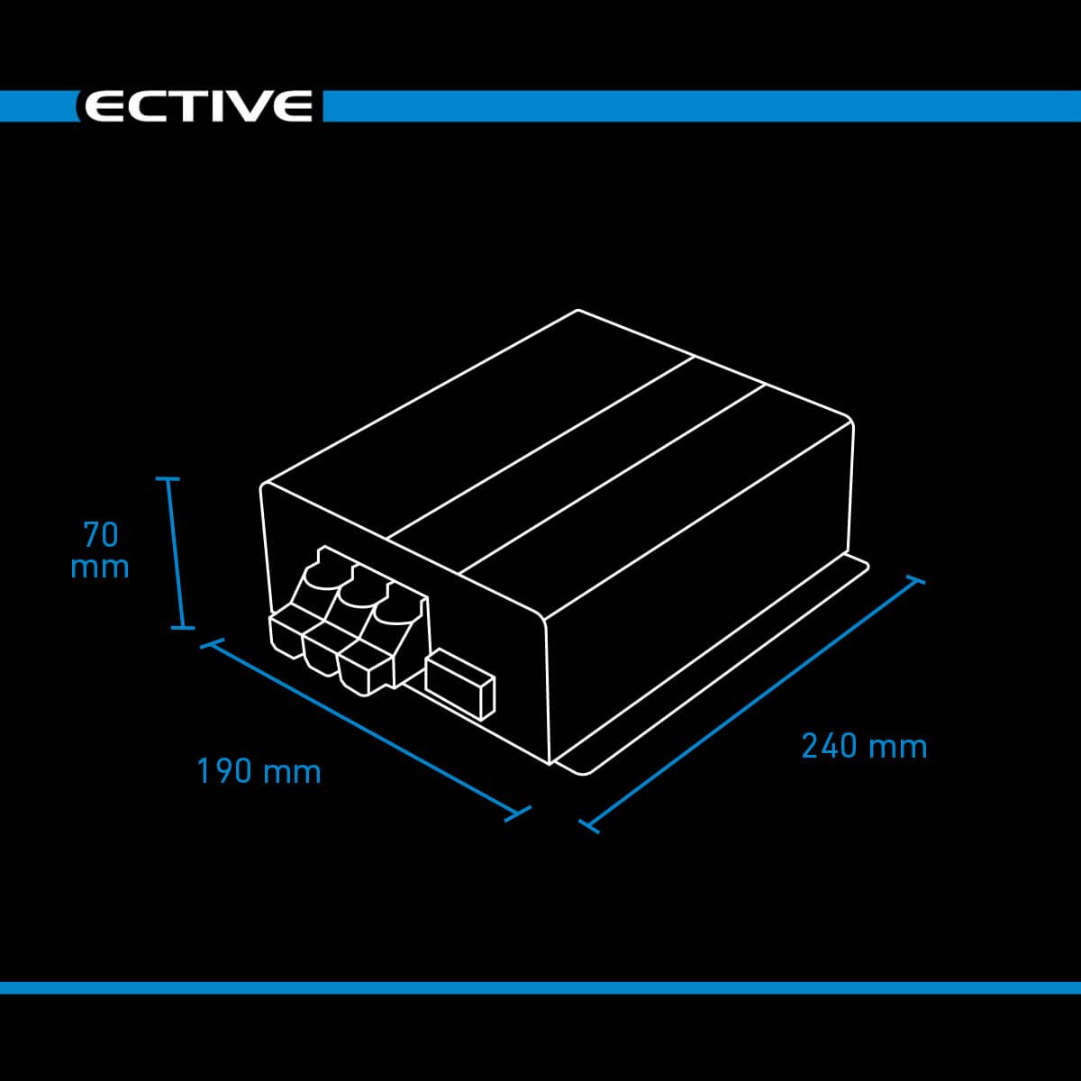 ECTIVE BB 60 12V auf 12V Ladebooster 60A