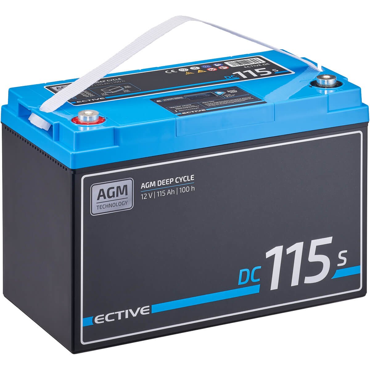 ECTIVE DC 115S AGM Deep Cycle mit LCD-Anzeige115Ah