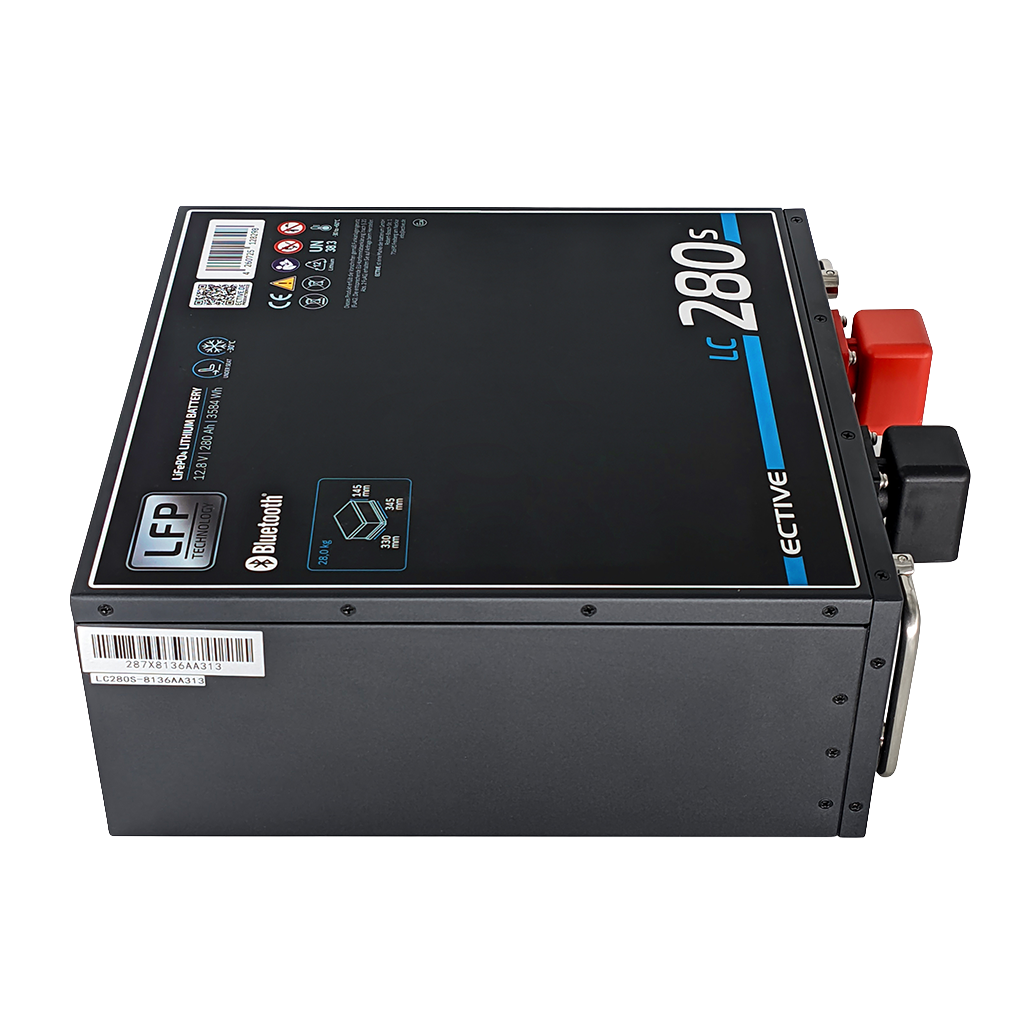 ECTIVE LC 280s LT 12V LiFePO4 Lithium Untersitzbatterie 280Ah