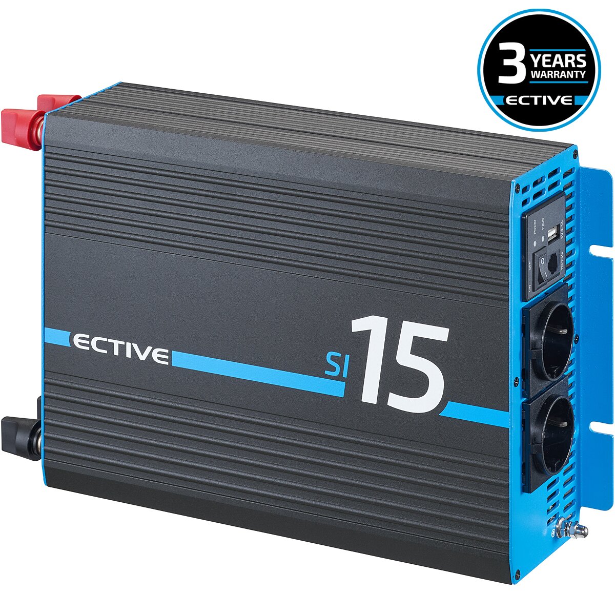ECTIVE SI 15 1500W/12V Sinus-Wechselrichter mit reiner Sinuswelle