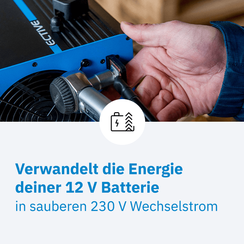 ECTIVE TSI 10 1000W/12V PRO Sinus-Wechselrichter